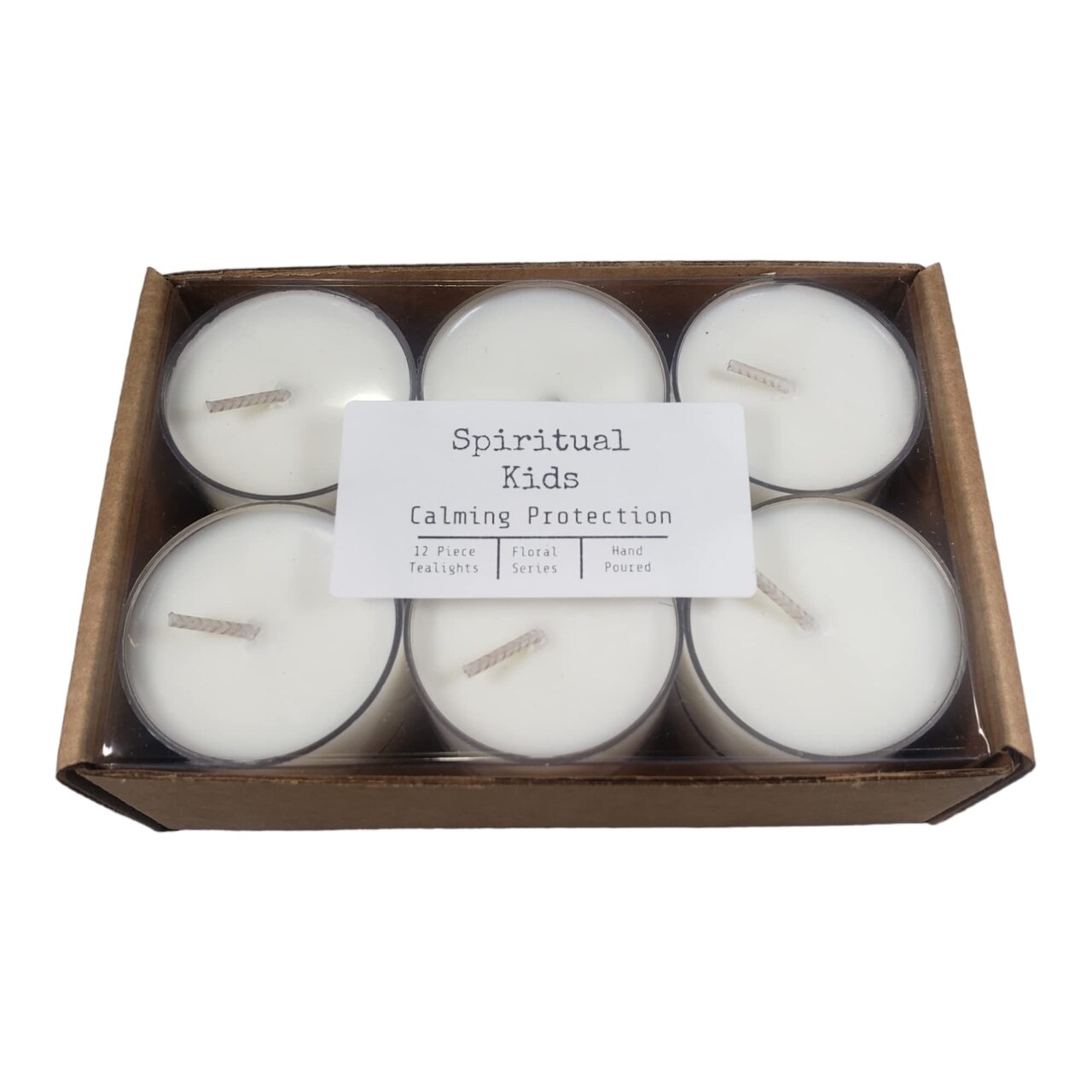 Calming Protection (Lavender & Sage) Soy Tealights 12 Count HandMade with Fragrant & Essential Oils